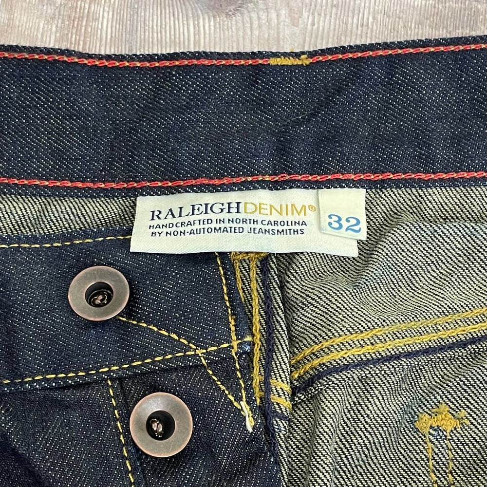 Raleigh Denim Indigo Women's Straight Leg Jeans - Picture 4 of 12